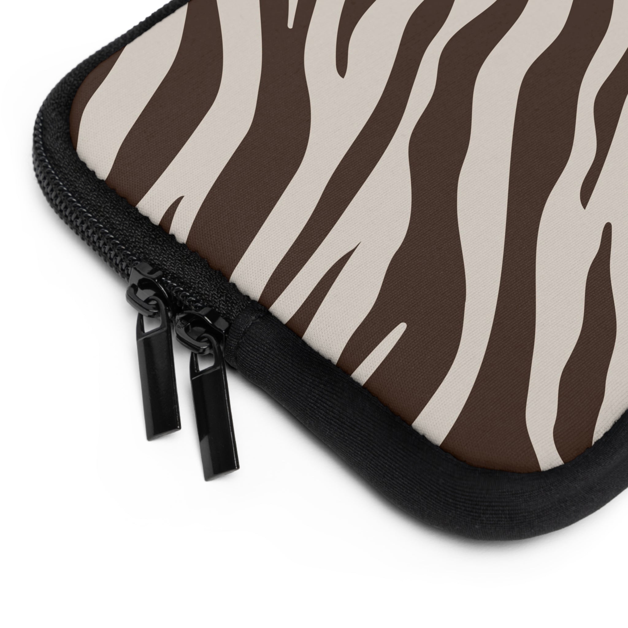 Brown Zebra Laptop Sleeve by etchd, view 12