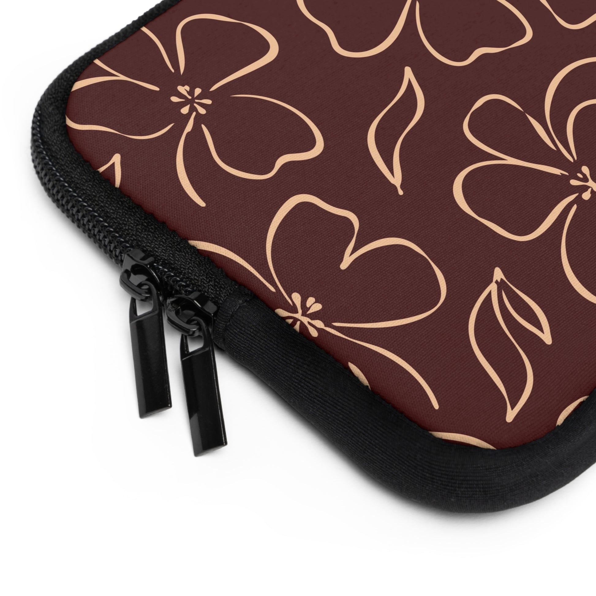 Cherry & Peach Floral Laptop Sleeve by etchd, view 12