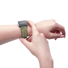 Green & Pink Floral Smartwatch Strap by etchd, view 11