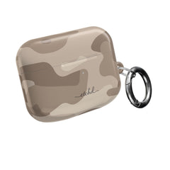 Beige Camo AirPod Case by etchd, view 8