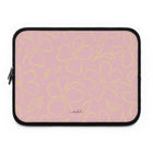 Pink & Butter Floral Custodia per laptop