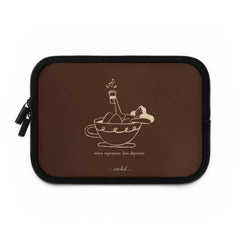 Ladies Espresso Laptop Sleeve by etchd, view 2