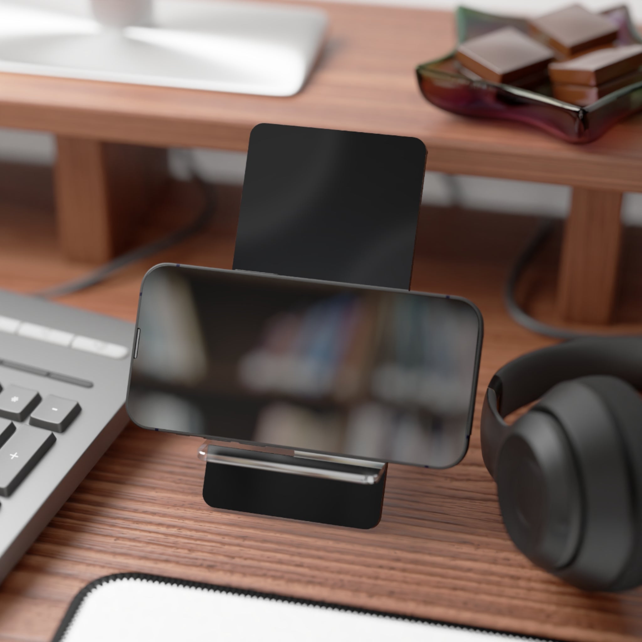 Etchd Signature Black Phone Stand by etchd, view 4