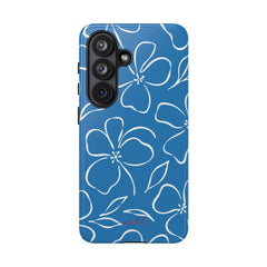 Cerulean & White Floral Phone Case by etchd, view 6