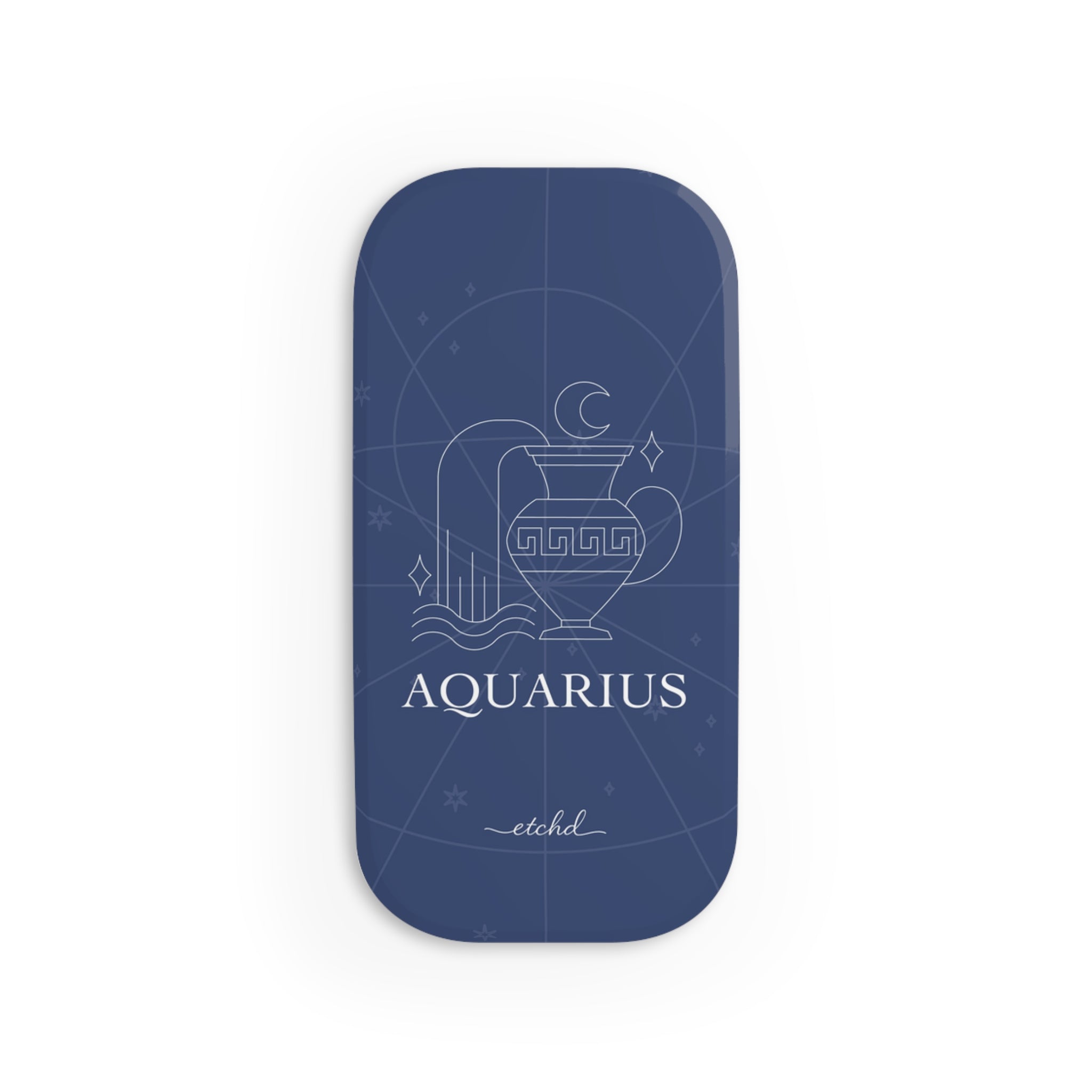 Aquarius Click-On Phone Grip by etchd, view 2