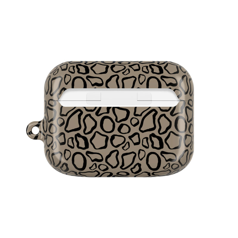 Abstract Print Taupe AirPod Case by etchd, view 7