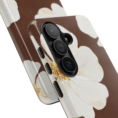 Mocha Blossom Phone Case by etchd, view 209