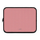 Cherry & White Gingham Funda para portátil