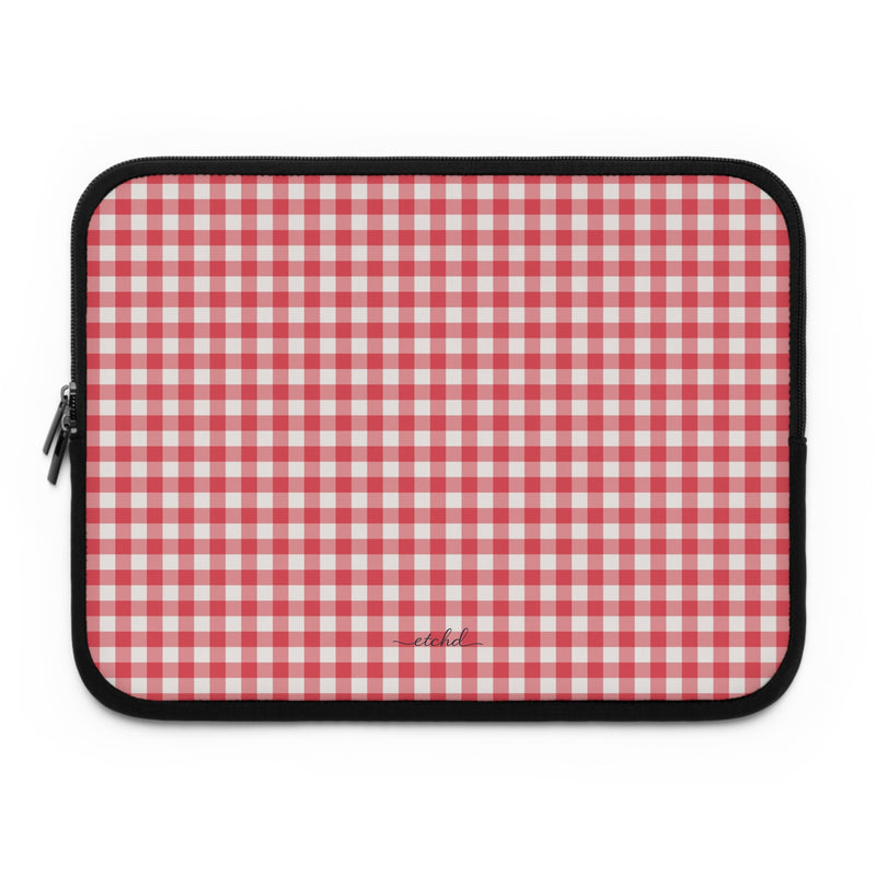 Cherry Gingham Laptop Sleeve-zoom-