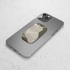 Olive Leaf Click-On Phone Grip by etchd, view 4