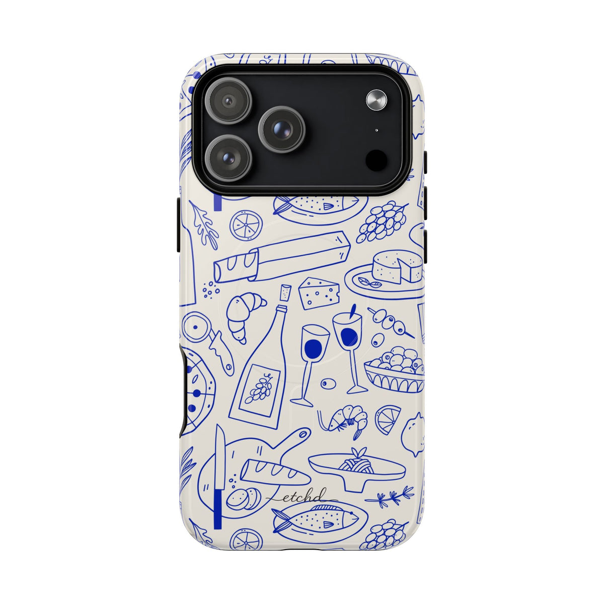 Food Pattern Magnetic Phone Case by etchd, view 31