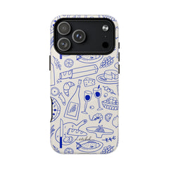 Food Pattern Magnetic Phone Case by etchd, view 31