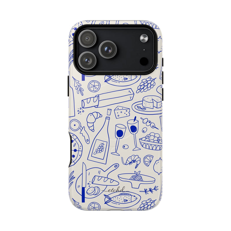 Food Pattern Magnetic Phone Case by etchd, view 31