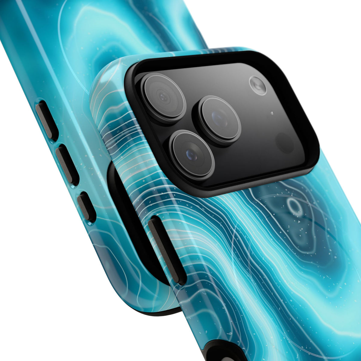 Aquamarine Magnetic Phone Case by etchd, view 99