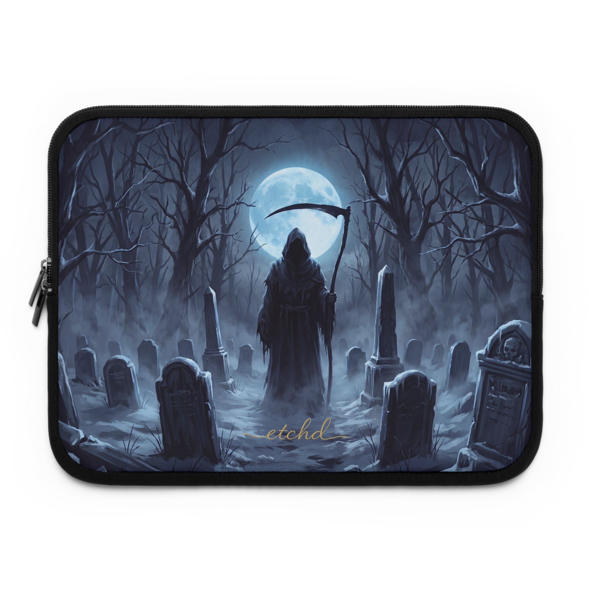 The Reaper Laptop Sleeve by etchd