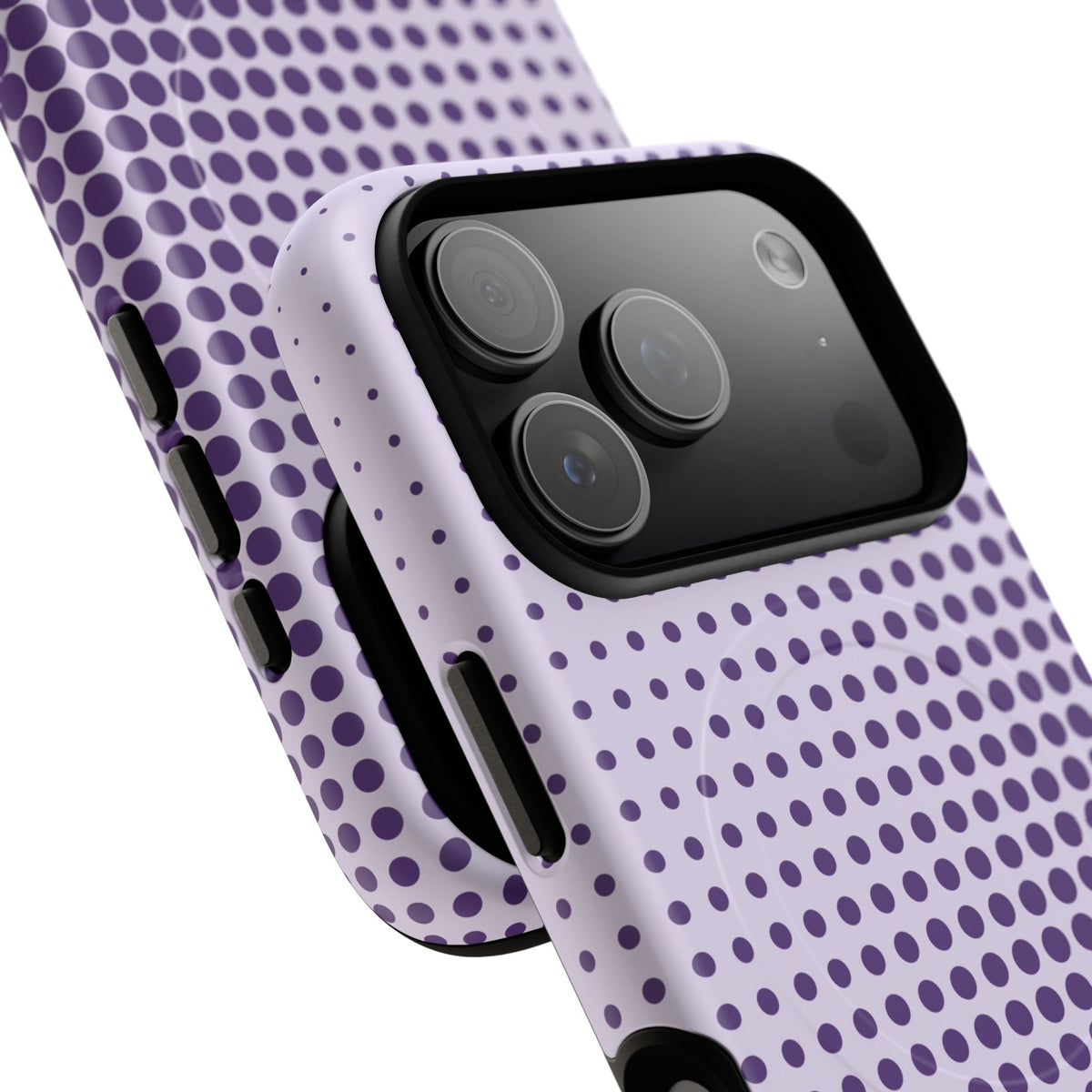 Grape Halftone Magnetic Phone Case by etchd, view 100