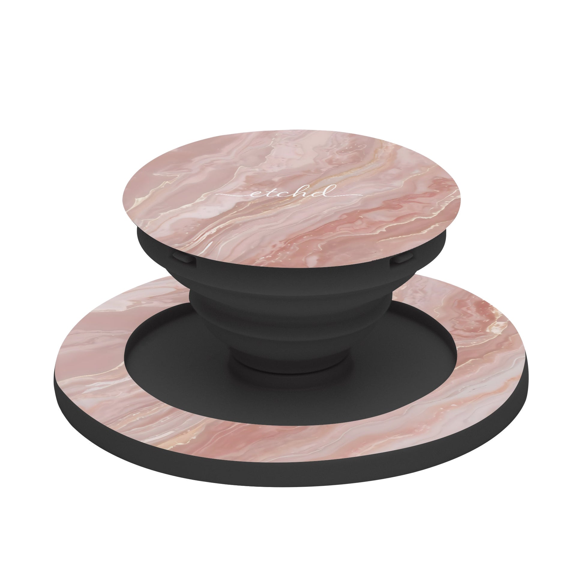 Rose Quartz Phone Grip And Stand by etchd, view 6