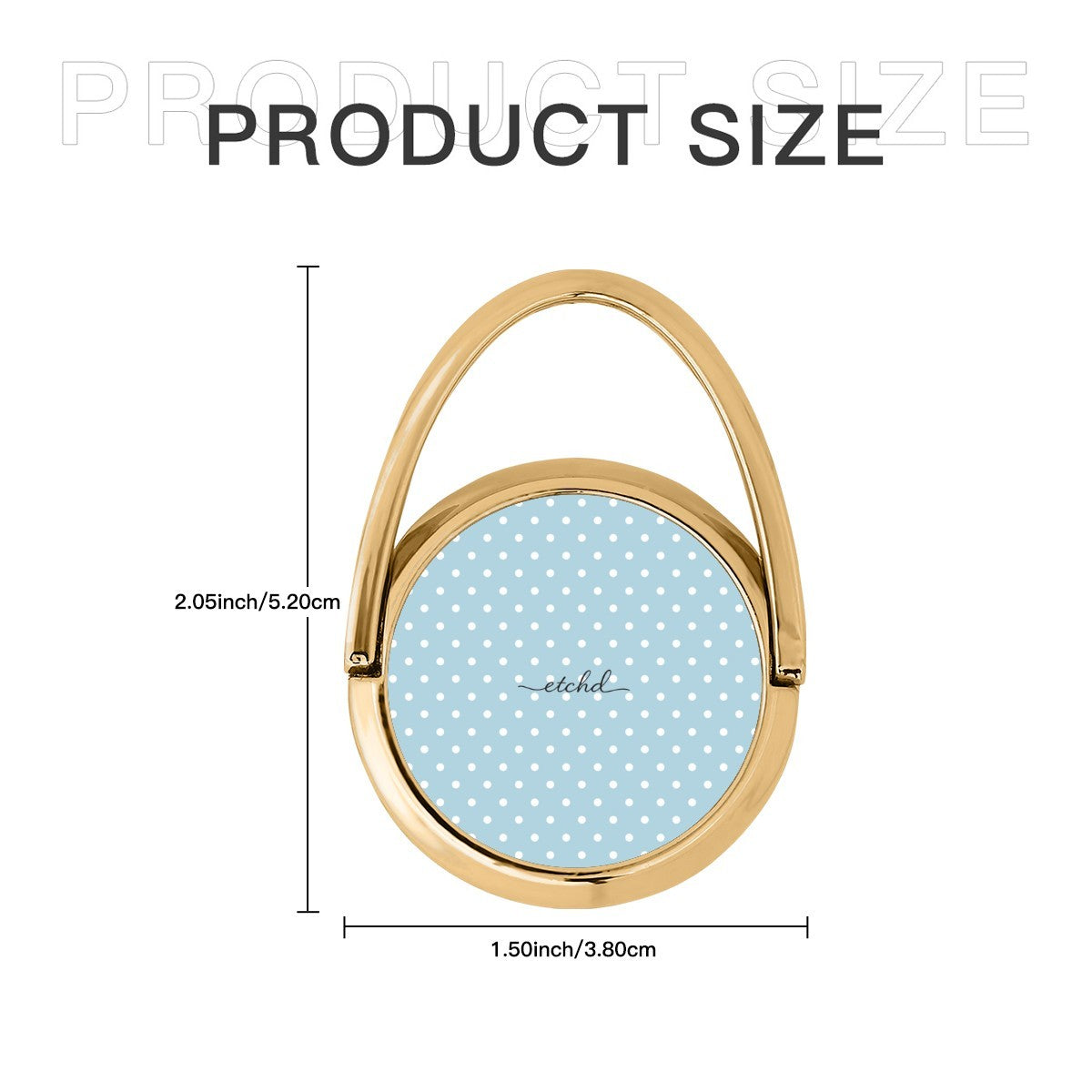 Mon Chéri Hoop Ring Holder by etchd, view 6