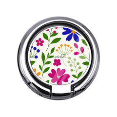 Funky Floral Slim Ring Holder by etchd