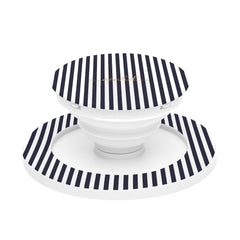 Navy And White Phone Grip And Stand by etchd