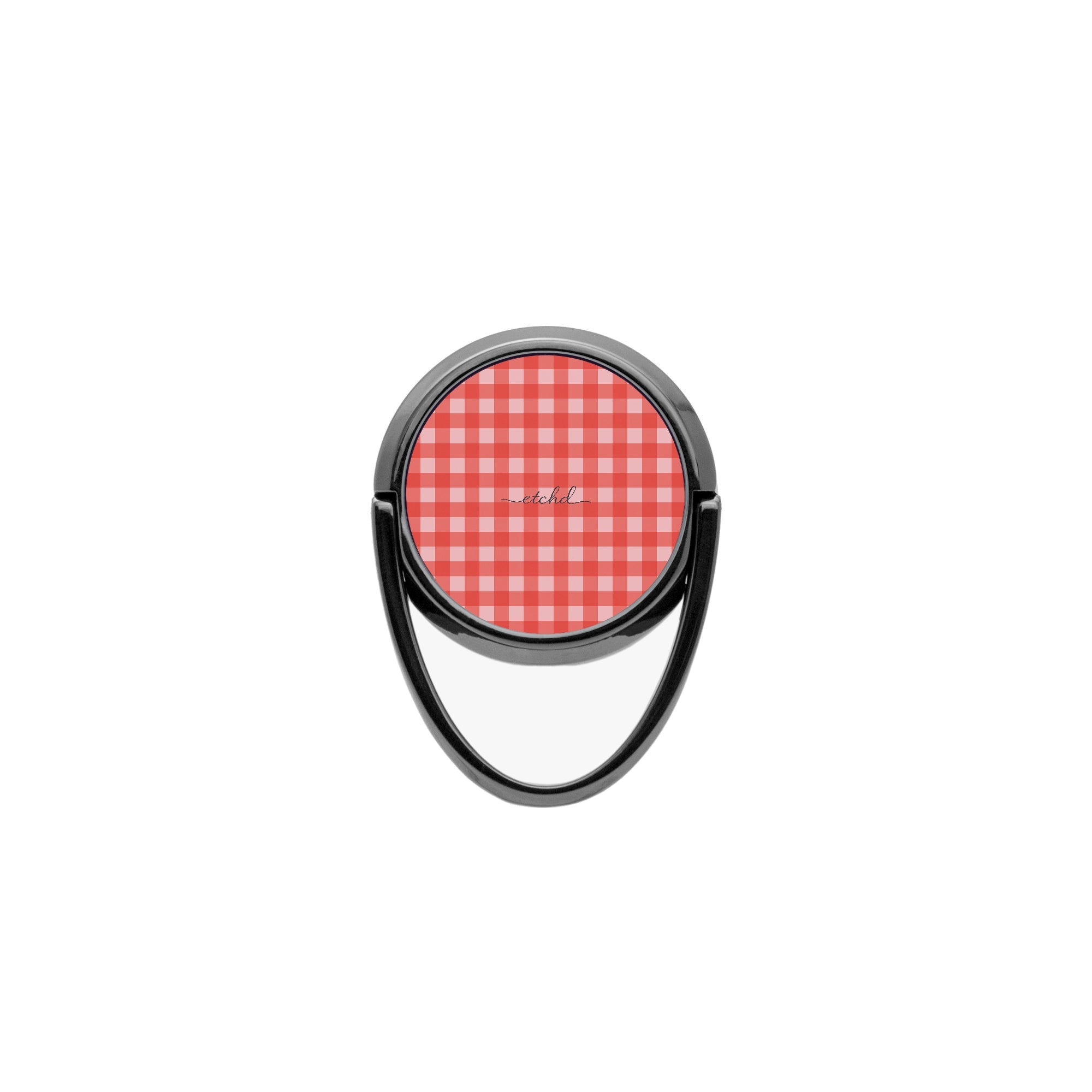 Blush & Poppy Gingham Phone Ring Holder by etchd, view 4