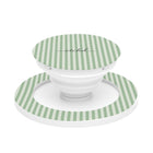 Sage & Cream Striped Anello e supporto per telefono