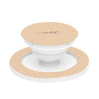 Pink & Butter Striped Diagonal Anello e supporto per telefono