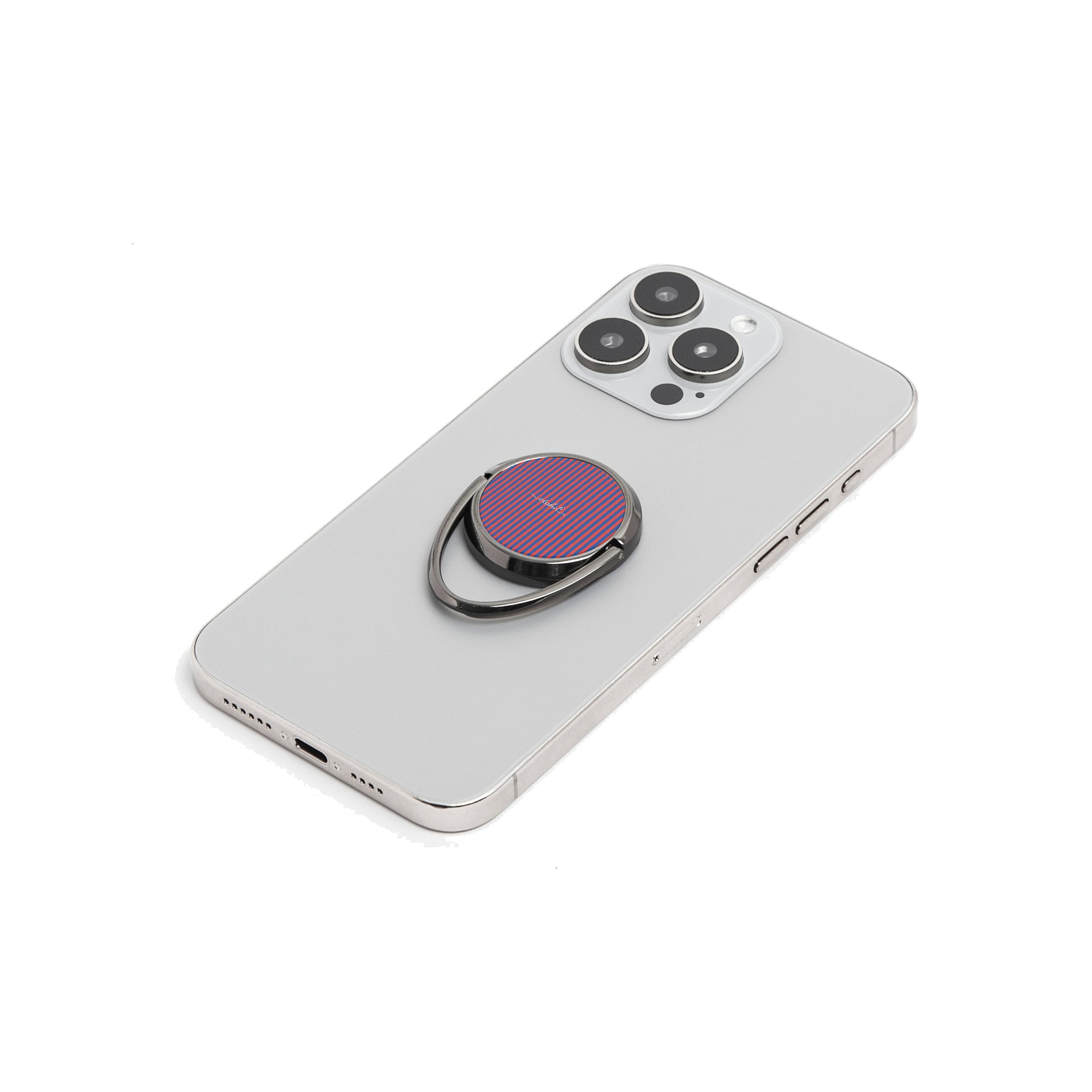 Cobalt And Poppy Phone Ring Holder by etchd, view 6