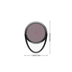 Blue & Cherry Striped Phone Ring Holder by etchd, view 3