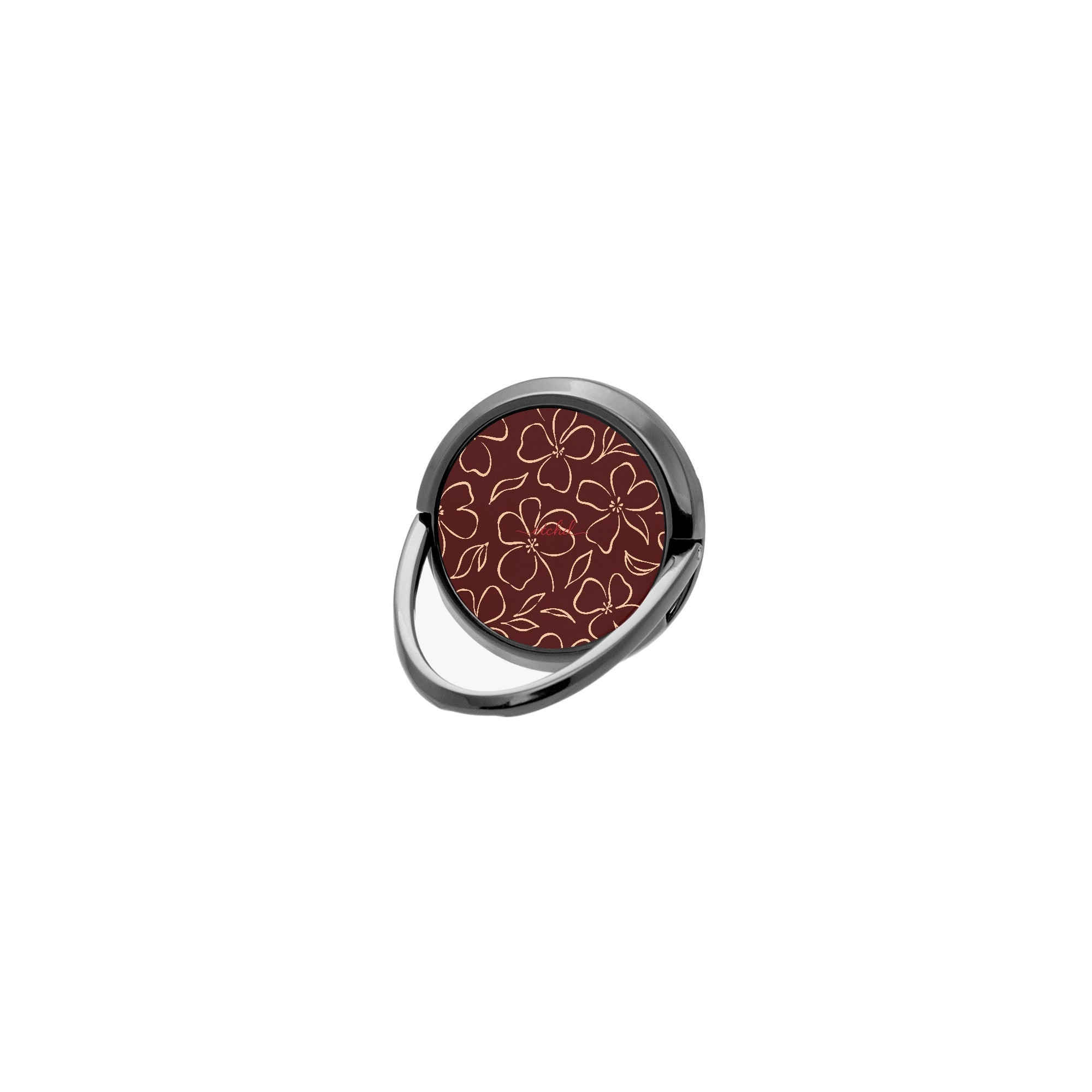 Cherry & Peach Floral Phone Ring Holder by etchd