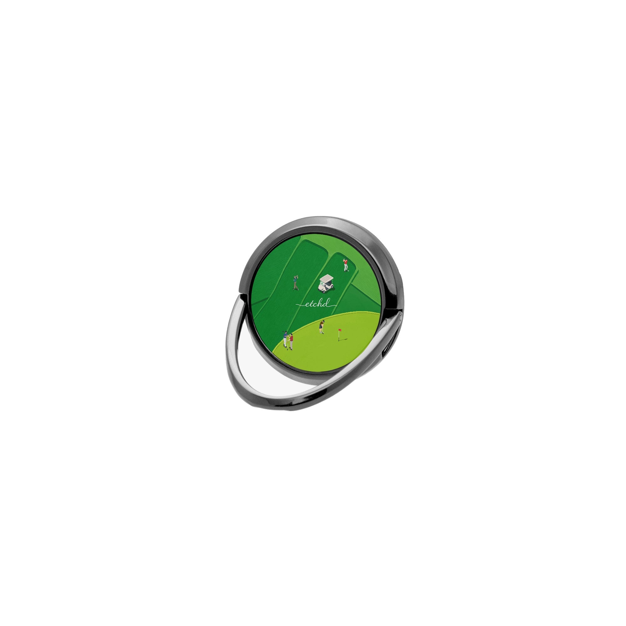 Golfers Phone Ring Holder by etchd