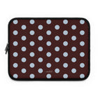 Cherry & Blue Polka Dot Laptop Sleeve