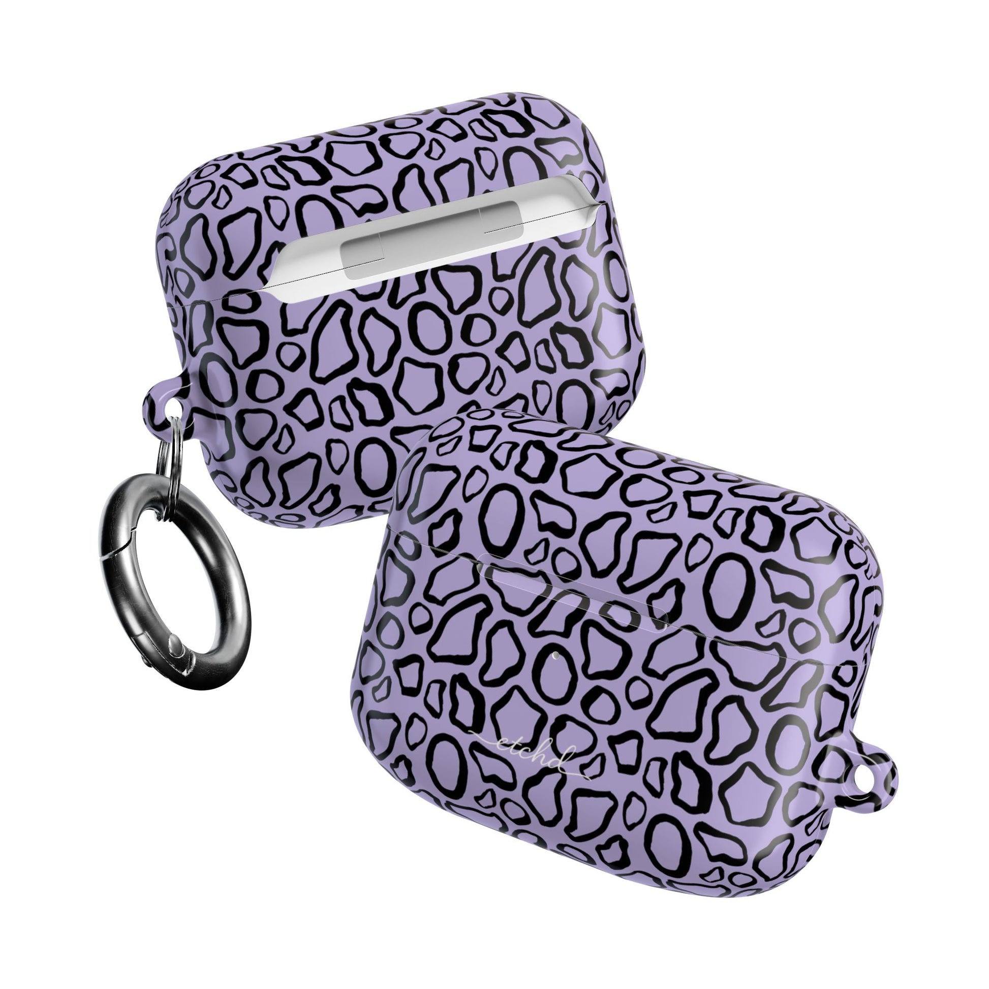 Abstract Print Lavender AirPod Case by etchd, view 10