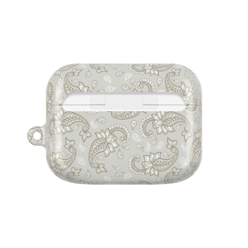 Beige Paisley AirPod Case by etchd, view 7