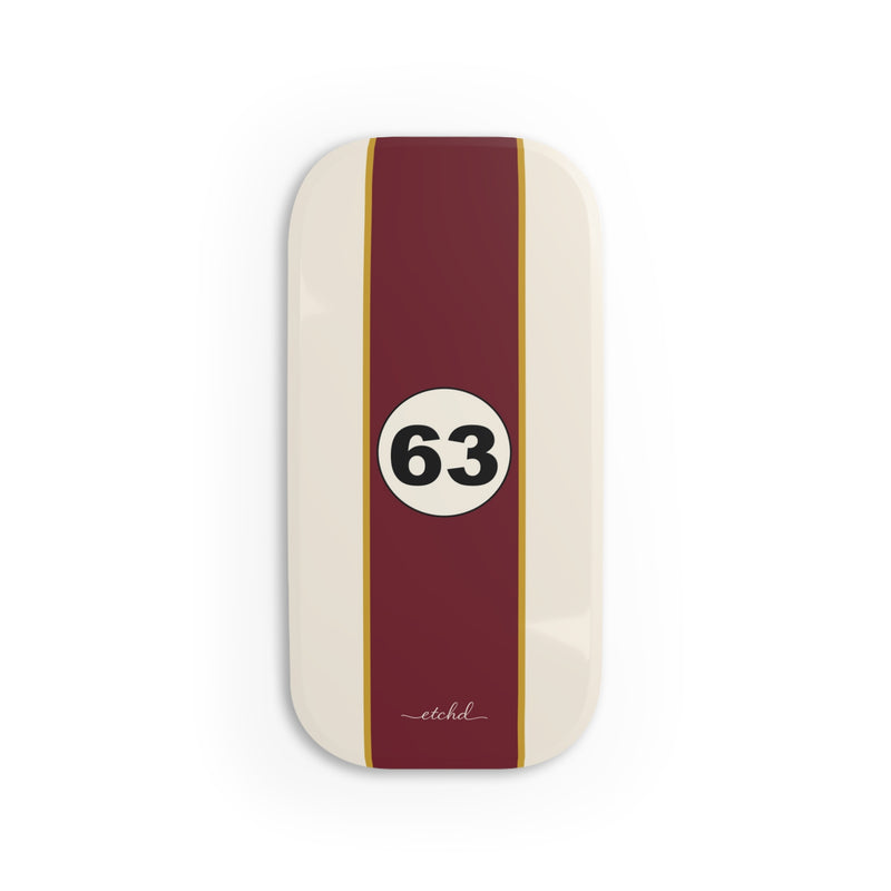 Retro Racing Click-On Phone Grip by etchd