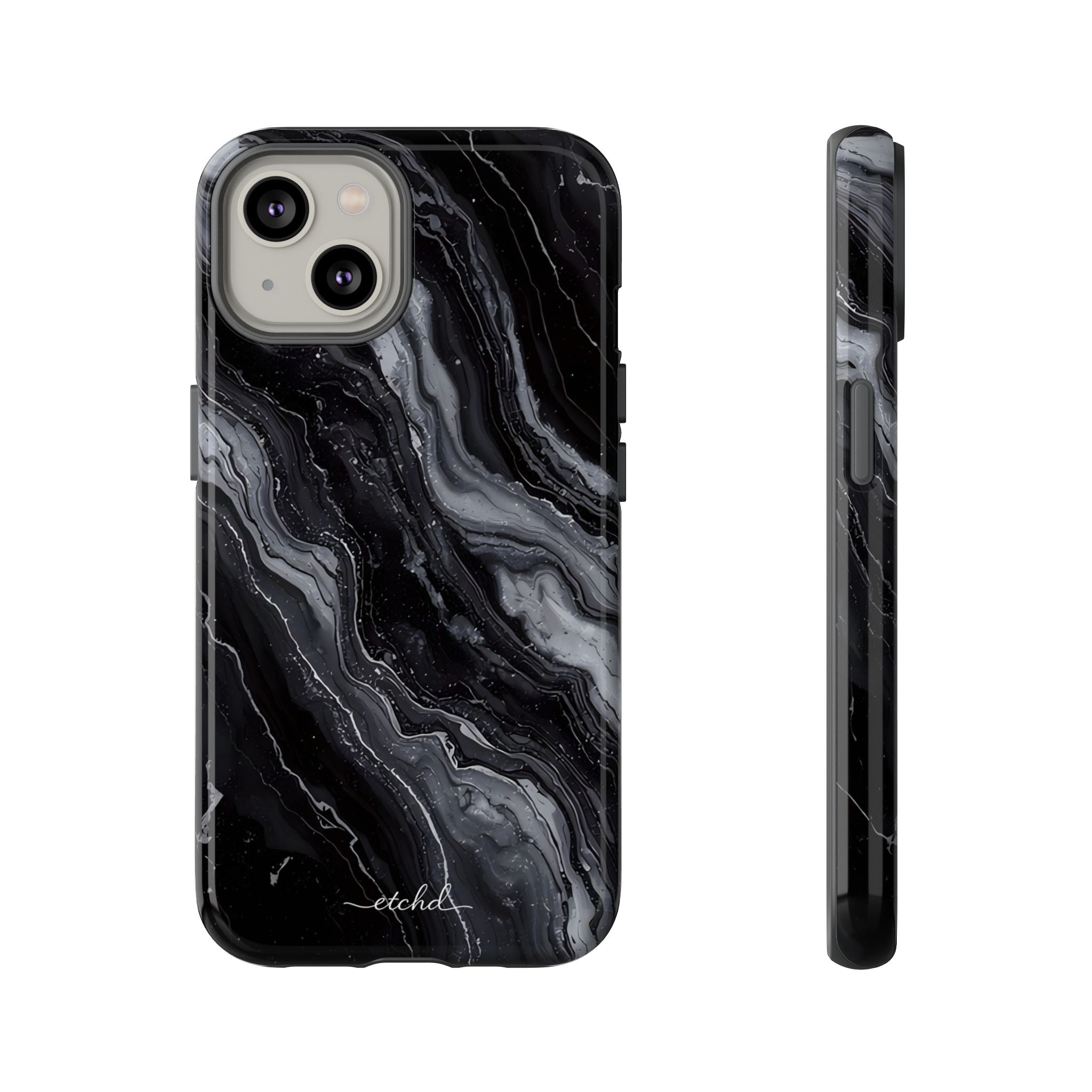 Onyx Pearl Phone Case by etchd, view 2