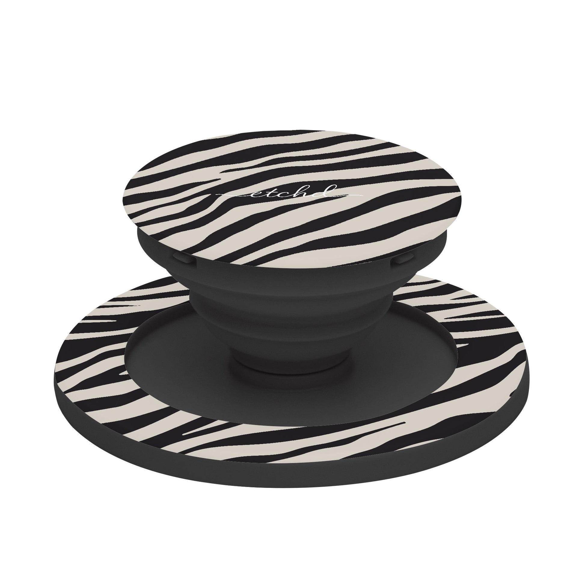 Zebra Print Phone Grip And Stand by etchd, view 6