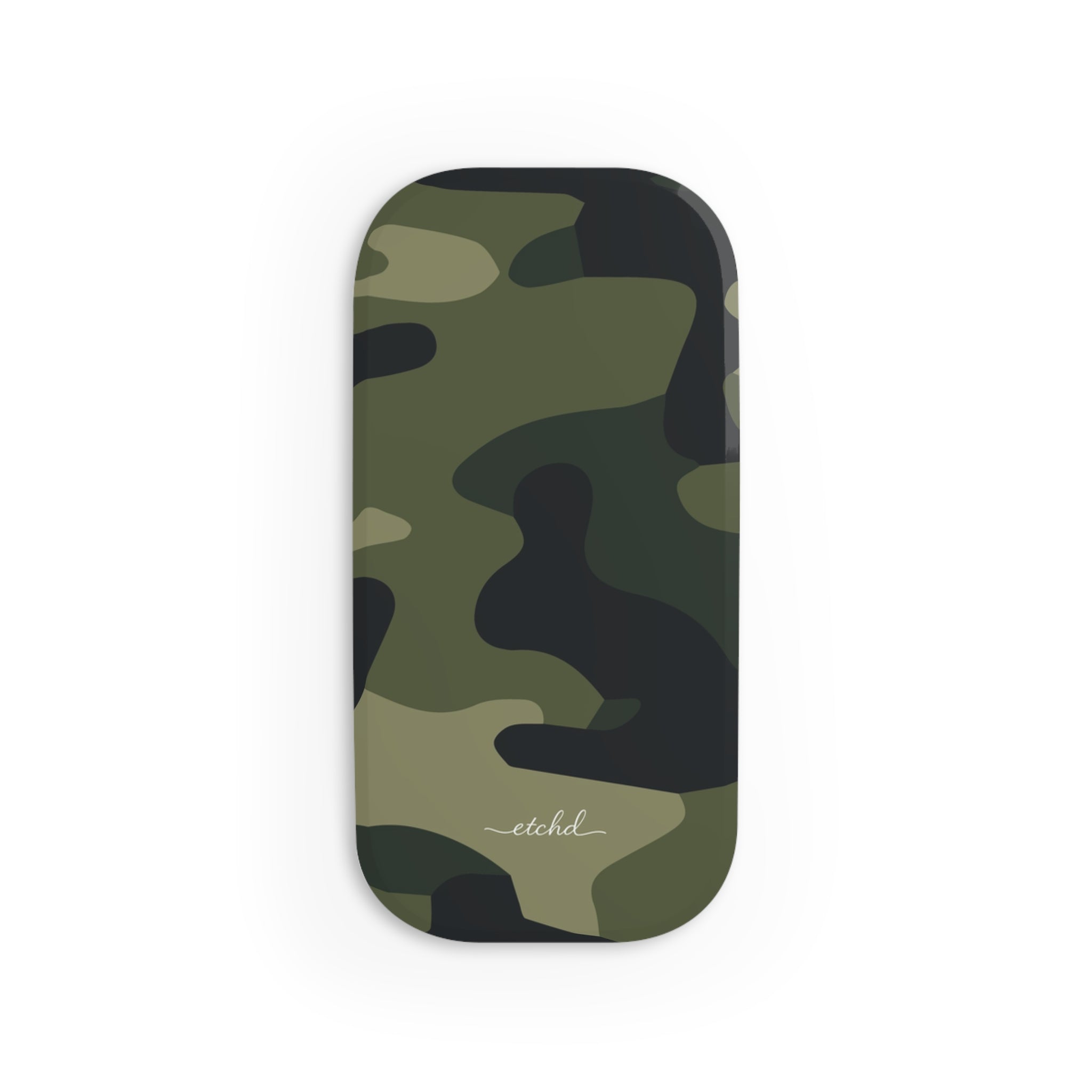 Green Camo Click-On Phone Grip by etchd, view 2