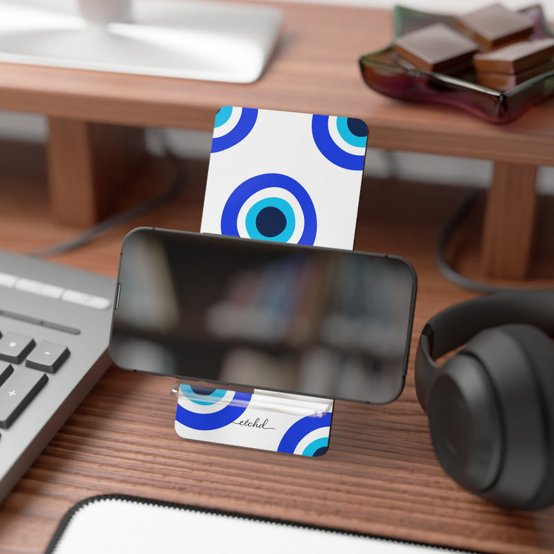 Abstract Evil Eye Phone Stand by etchd, view 4