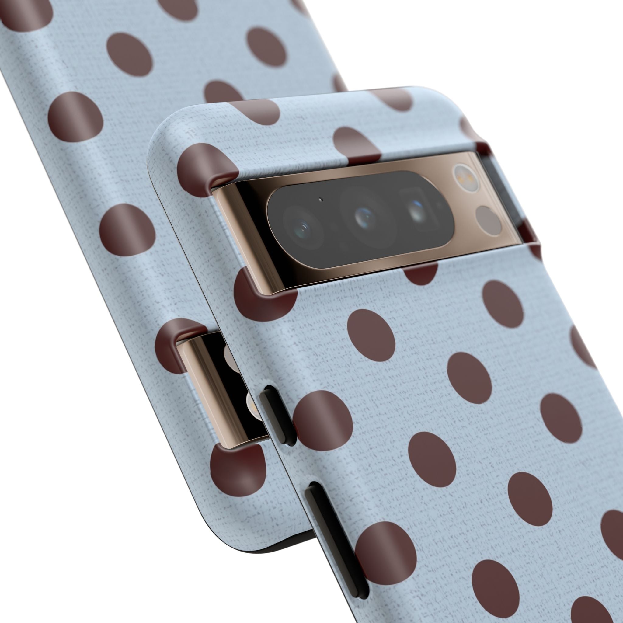Blue & Cherry Polka Dot Phone Case by etchd, view 66