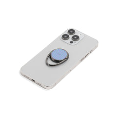 Hypermint & Lilac Gingham Phone Ring Holder by etchd, view 6