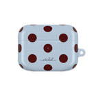 Blue & Cherry Polka Dot Custodia per AirPods