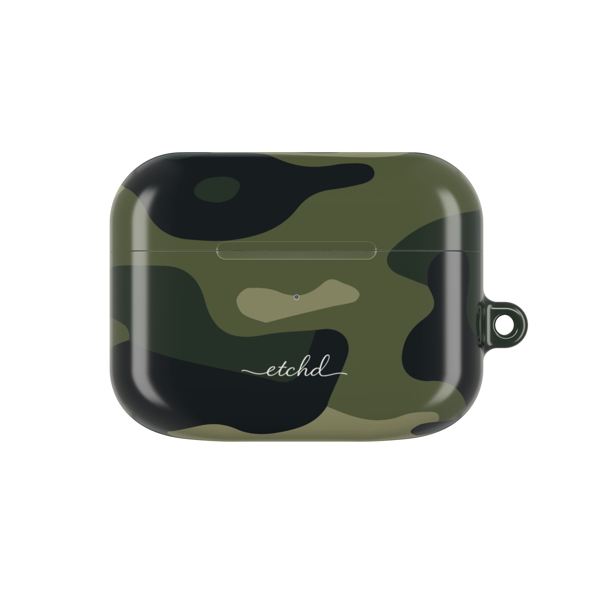 Green Camo AirPod Case by etchd
