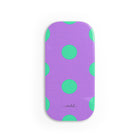 Hypermint & Lilac Polka Dot Click-On Phone Grip