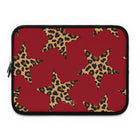 Red & Leopard Stars Laptop Sleeve