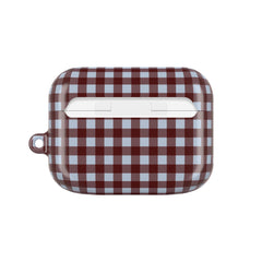 Blue & Cherry Gingham AirPod Case by etchd, view 7