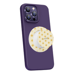 Butter Polka Dot Phone Grip And Stand by etchd, view 7