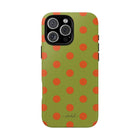 Persimmon & Wasabi Polka Dot Phone Case