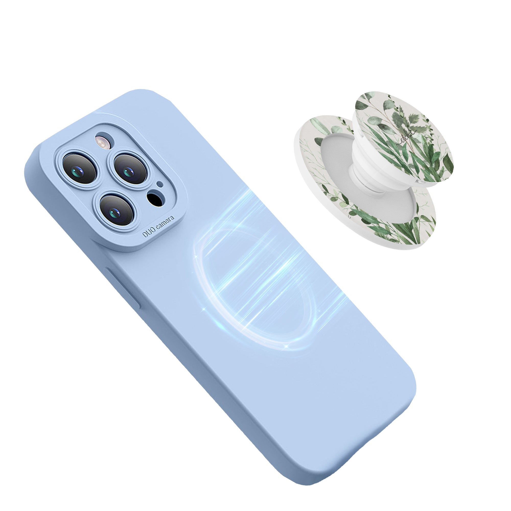 Botanical Leaf Phone Grip And Stand by etchd, view 8
