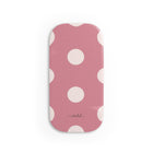 Cream & Blush Polka Dot Click-On Phone Grip